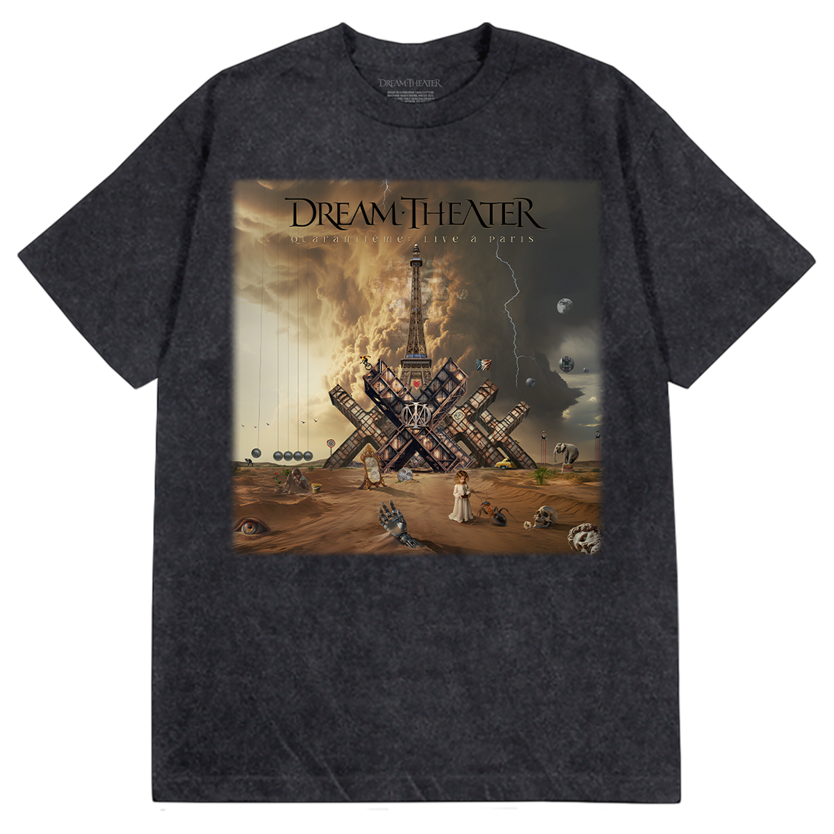 QUARANTIÈME: LIVE Á PARIS - Vintage Black Tee