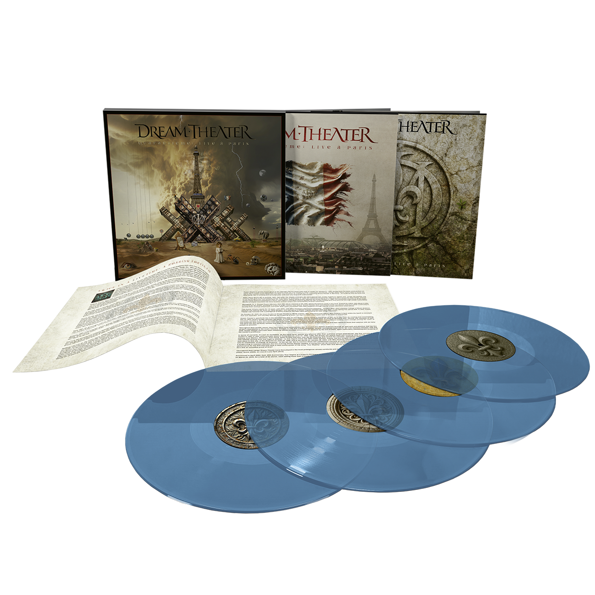 QUARANTIÈME: LIVE À PARIS DELUXE Transparent Sea Blue 4LP (D2C Exclusive)