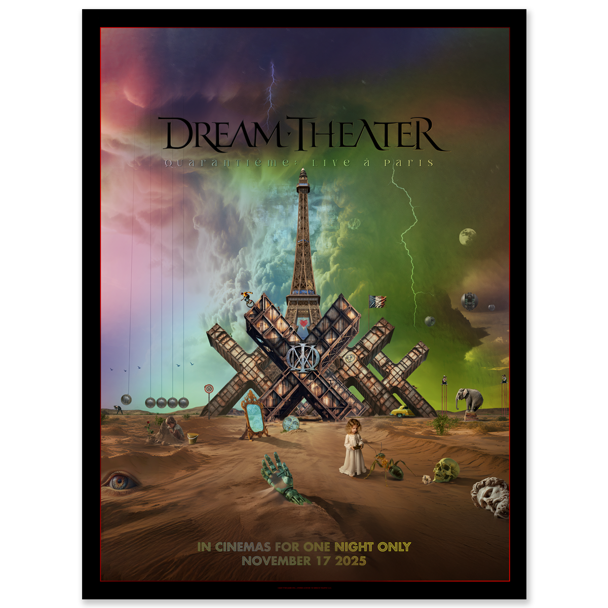 QUARANTIÈME: LIVE Á PARIS - ONE NIGHT ONLY THEATRICAL POSTER